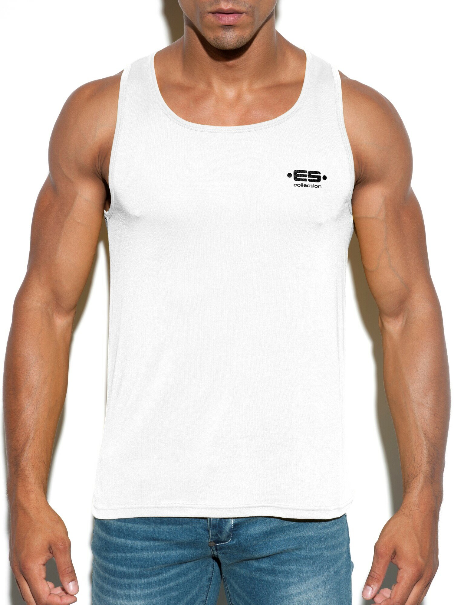 Майка ES Collection Basic Tank Top, размер 3XL, white