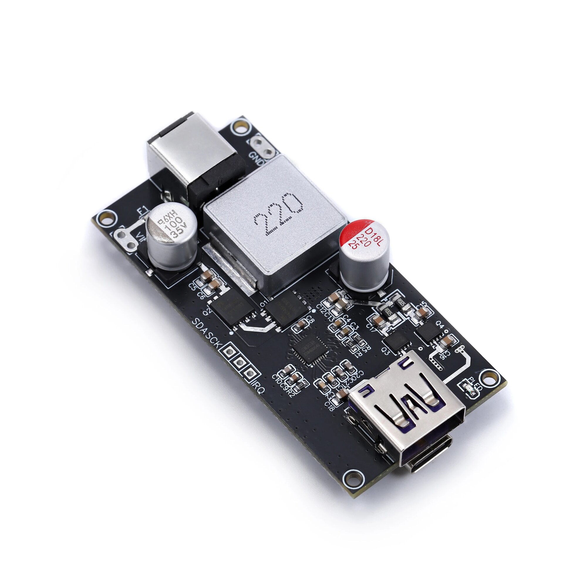 Зарядное устройство PD3.1, 140 Вт, модуль высокой мощности, настольный интеллектуальный модуль быстрой зарядки всех протоколов, поддержка защиты быстрой зарядки