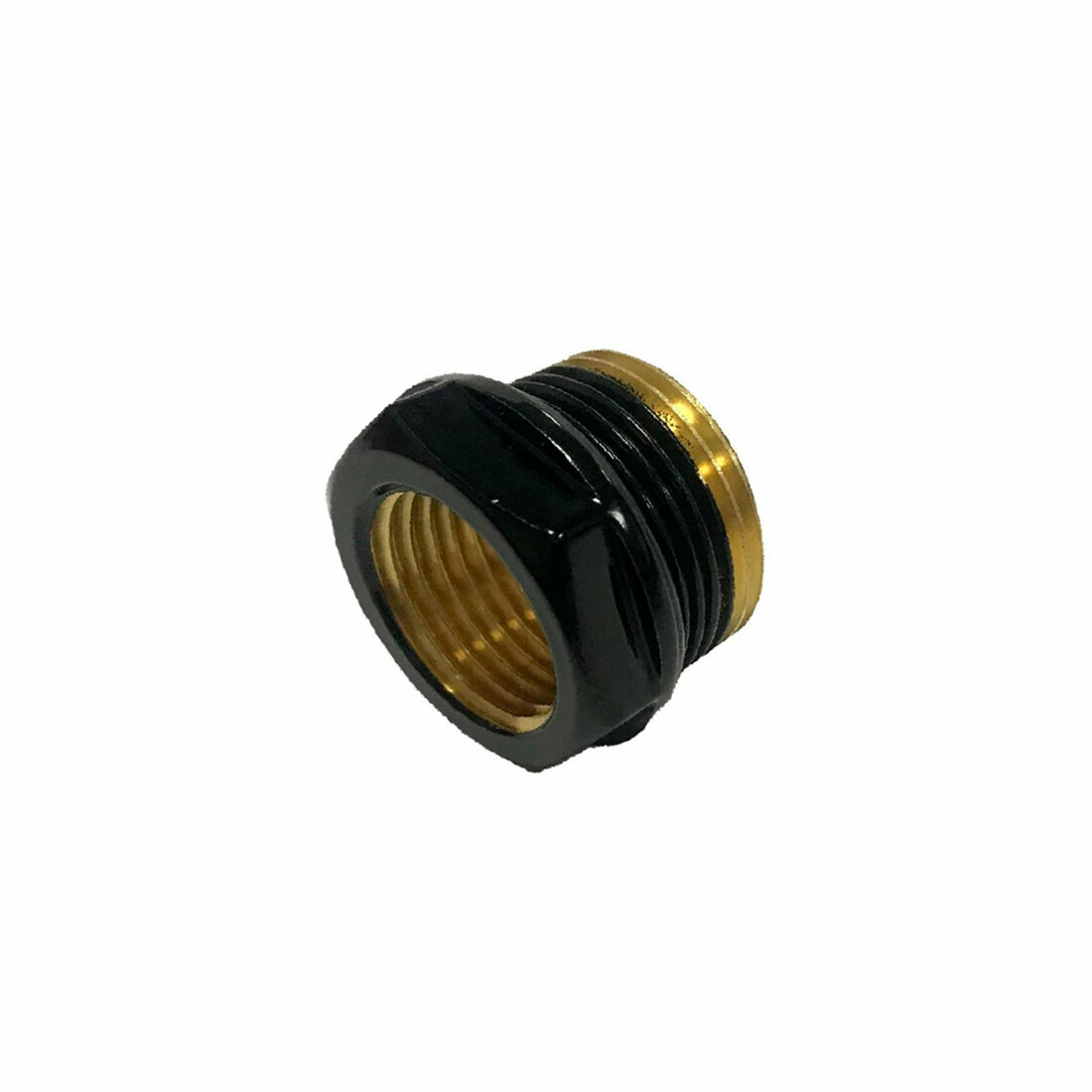 Переходник с уплотнением Schlosser 3 4 НР 1 2 ВР  цвет черный