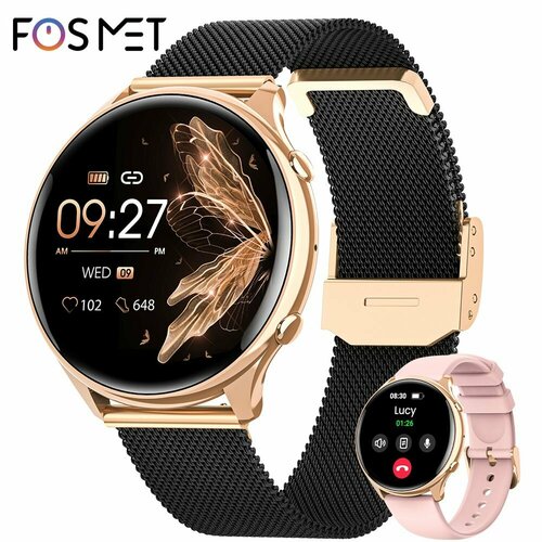 Женские умные часы с Bluetooth Calling139 HD Smart watch электронные спортивные фитнес часы для IOS и Android 6500₽