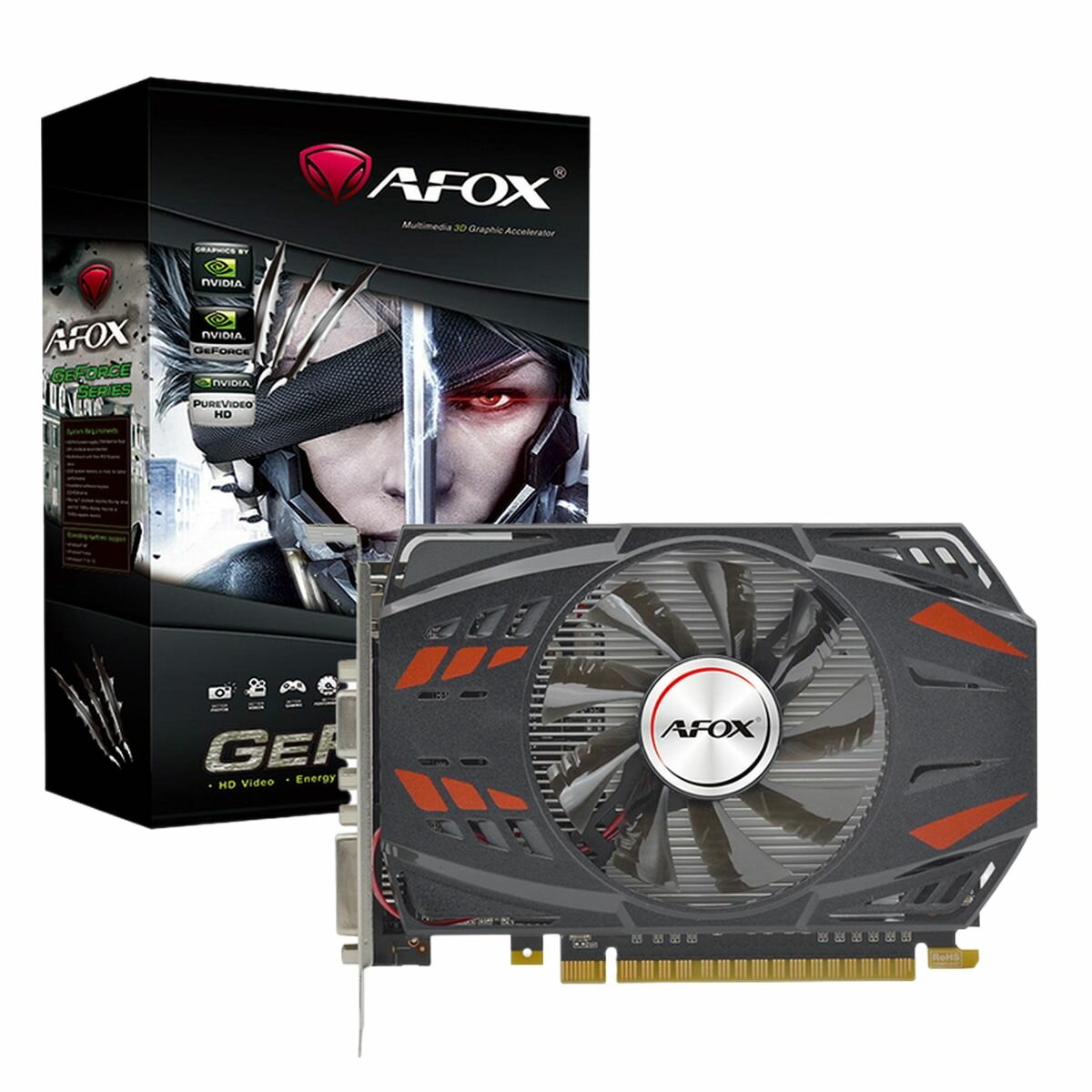 Afox GT740 2GB GDDR5 64bit VGA DVI HDMI 1FAN RTL