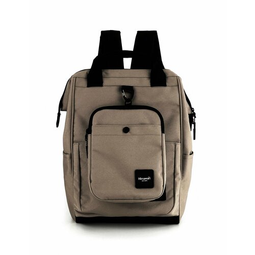 Рюкзак с сумочкой Himawari 0403-04 серый хаки