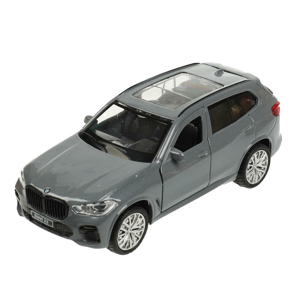 Машинка Технопарк модель BMW X5 M-SPORT серая, 12 см, откр. двери и багажник