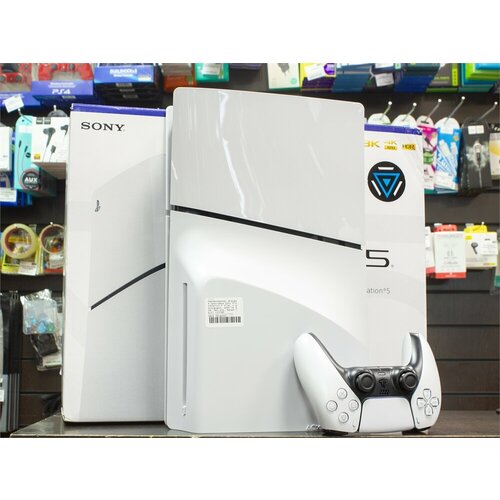 Игровая приставка Sony PlayStation 5 Slim с дисководом 1000 ГБ SSD без игр белый 59832₽