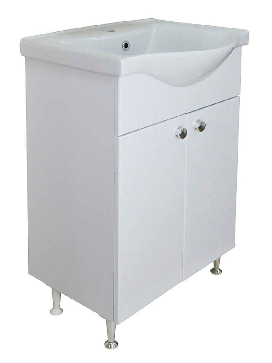 Комплект Тумба Loranto Моника New 55 550х830х440 с раковиной (арт.7055) Basic 55 (CS00071365)