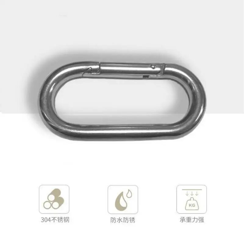 Карабины из нержавеющей стали HQ OS01 2 шт 304 10X100MM