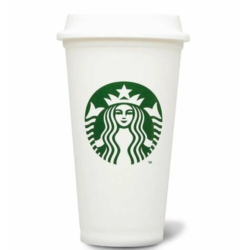 Стакан Starbucks пластиковый многоразовый с крышкой 475мл 1200₽