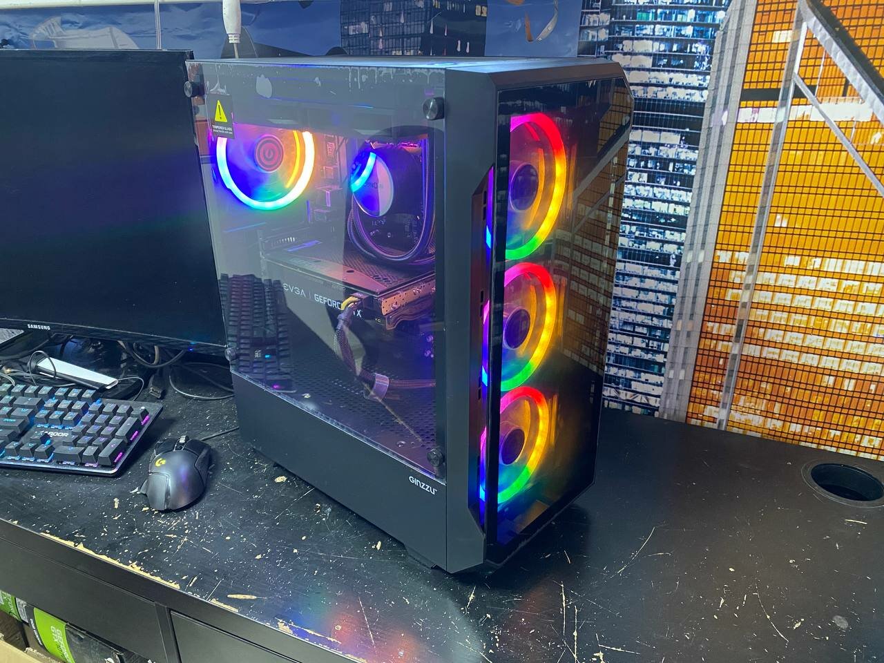 Игровой компьютер (Intel Core i3 12100f / GeForce GTX 1660 super / RAM 16GB DDR4 / SSD 500gb/)