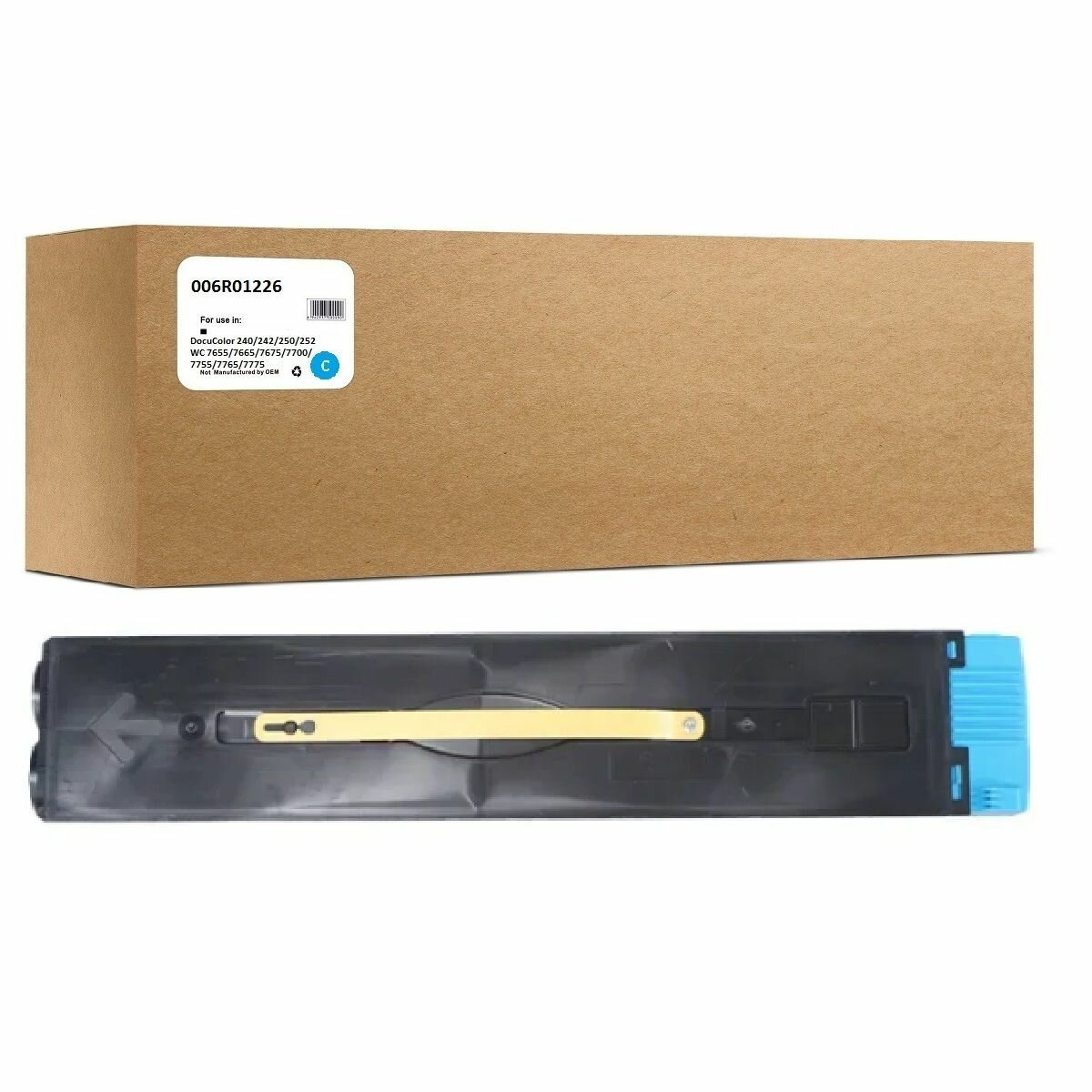 Картридж 006R01226/006R01452/006R01404 для Xerox WC-7655/7665 30K Cyan Compatible (совместимый)