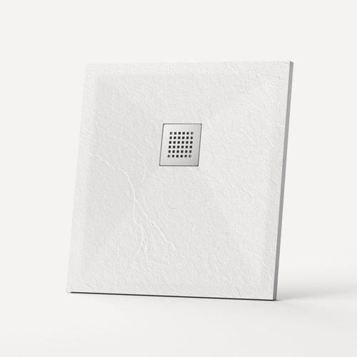 Изображение товара Душевой поддон RGW STONE TRAY-W, искусственный камень, белый, 80x80 см