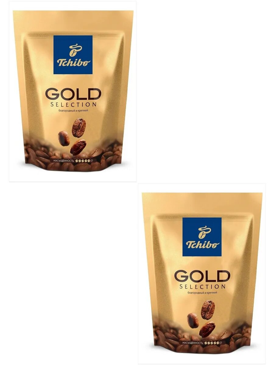 Кофе TCHIBO растворимый Gold Selection Сублимированный 40 г 2 уп