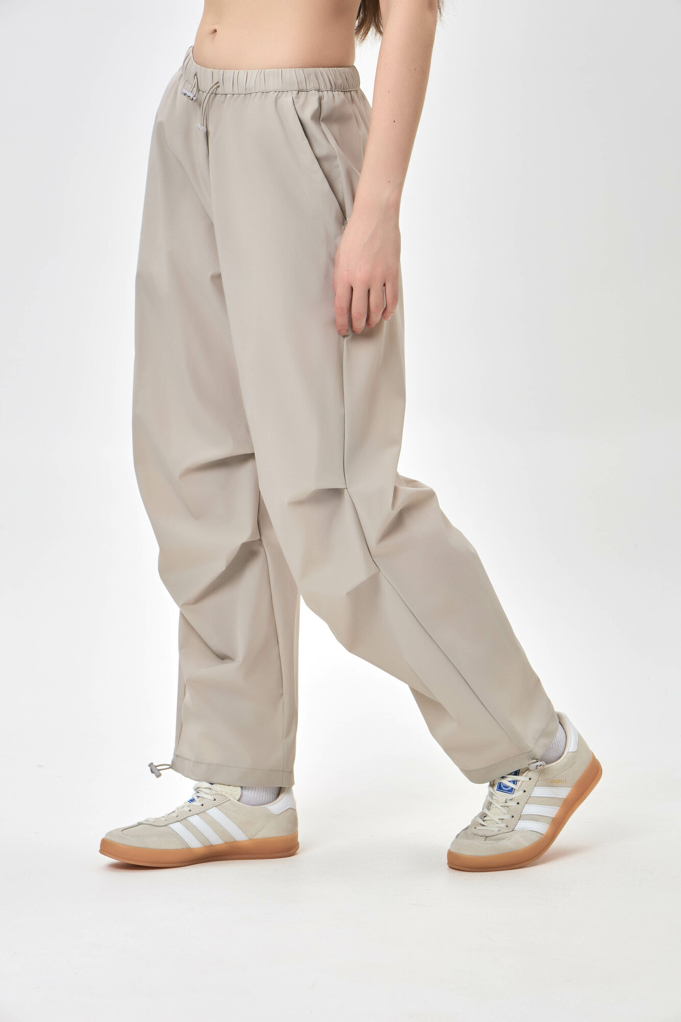 Брюки джоггеры TERRA PRO, размер L, light grey