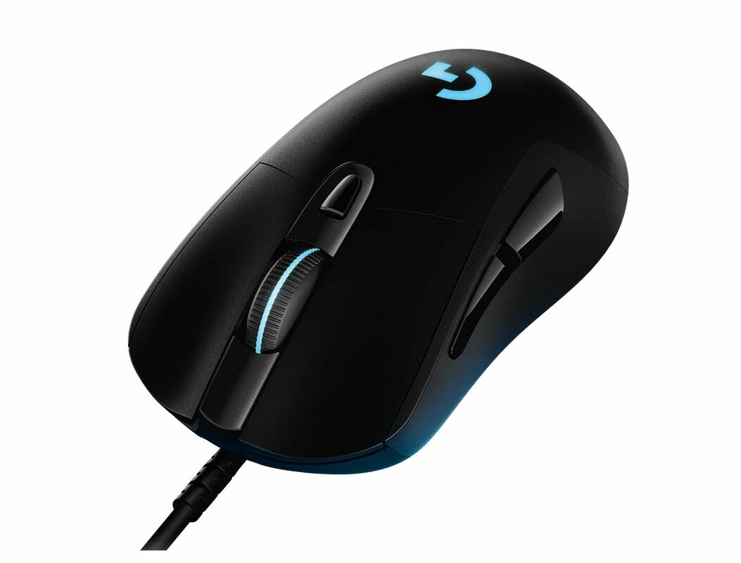 Мышь проводная LOGITECH USB OPTICAL G403 HERO, черный, (910-005636) — фото 1