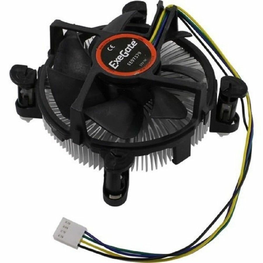 EXEGATE Вентиляторы EX283278RUS Кулер EE97378, Al + Copper, S1150 1151 1155 1156, TDP 95W, Hydro bearing, 4pin, 23.5db, BOX