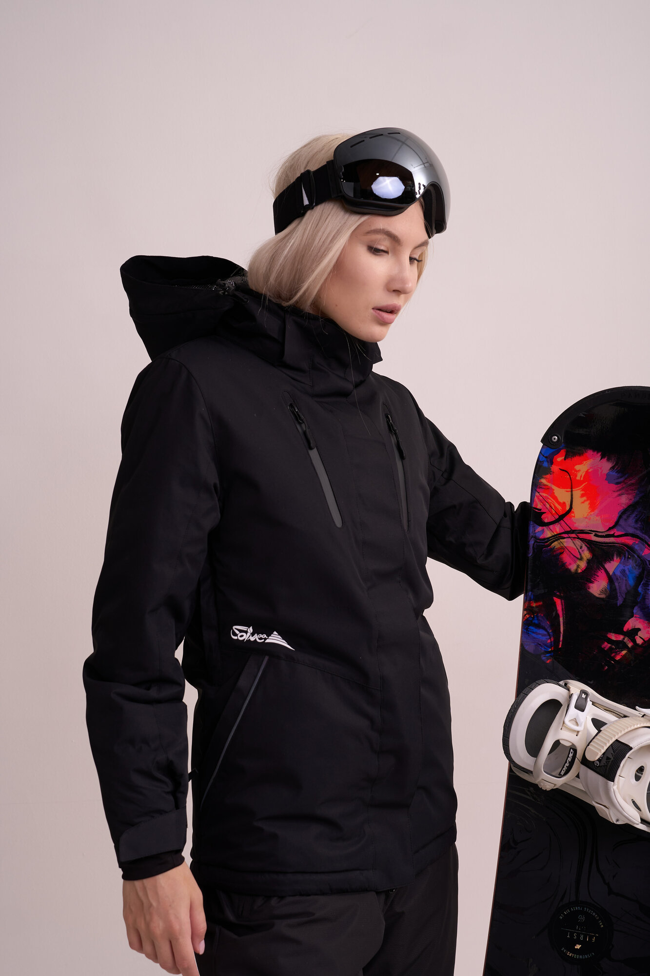 Куртка горнолыжная Saimaa размер S(44-46) черный