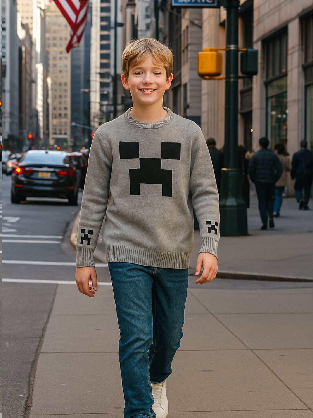 Джемпер для кормящих мам Didov TRIKO, размер 122-140, серый — фото 1