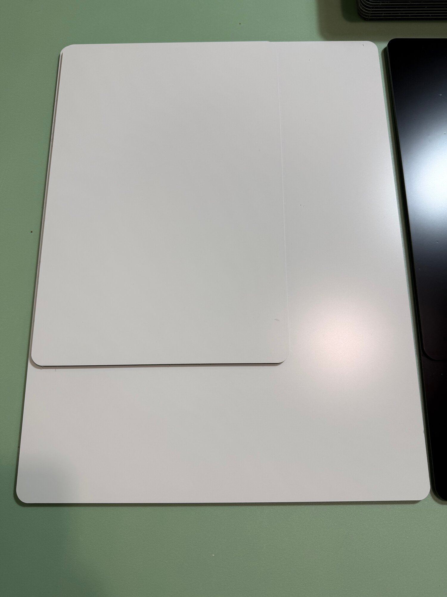 Алюминиевый композитный лист белый - заготовка для таблички 200х300 мм 5 штук в упаковке