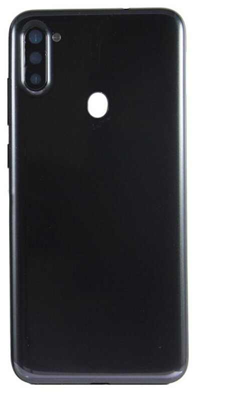 Задняя крышка для Samsung A115F Galaxy A11 (черная)
