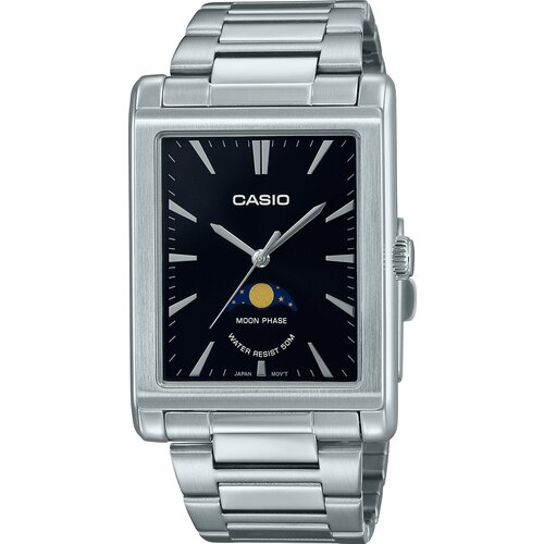 Наручные часы CASIO MTP-M105D-1A, черный, серебряный