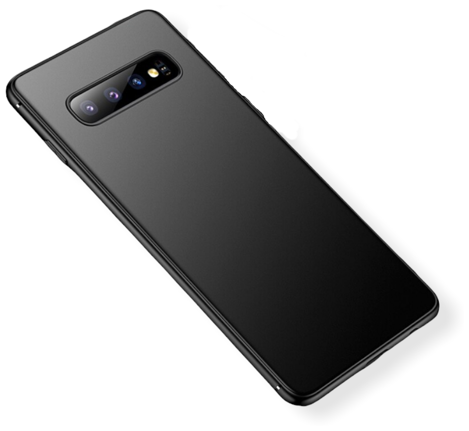 Чехол-бампер-панель MyPads с полной защитой телефона по всем краям и углам для Samsung Galaxy S10 Plus SM-G975F черный