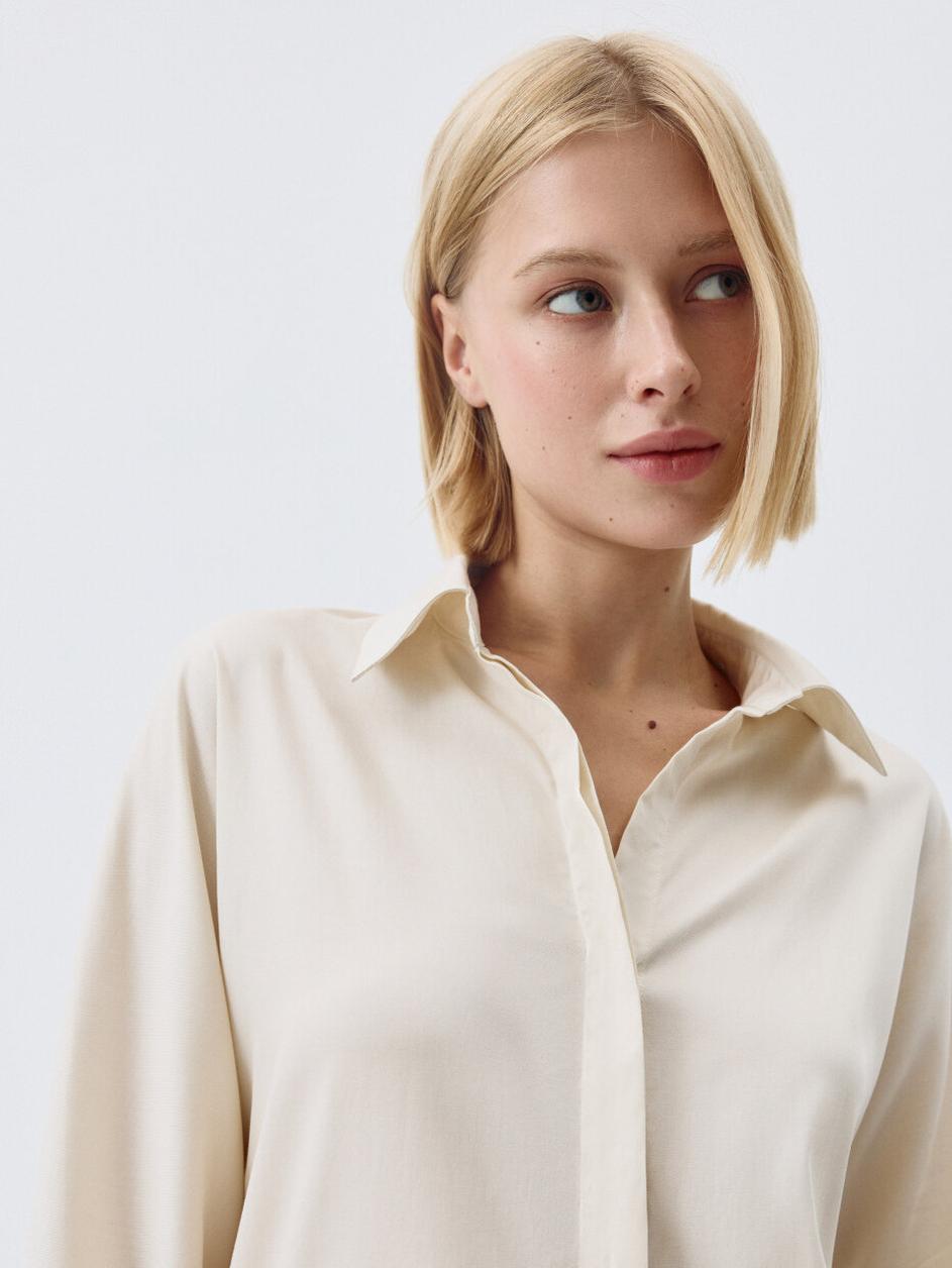 Блуза Sela, размер M INT, молочный — фото 1