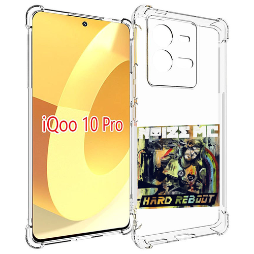 Чехол MyPads Hard Reboot Noize MC для Vivo iQOO 10 Pro задняя-панель-накладка-бампер