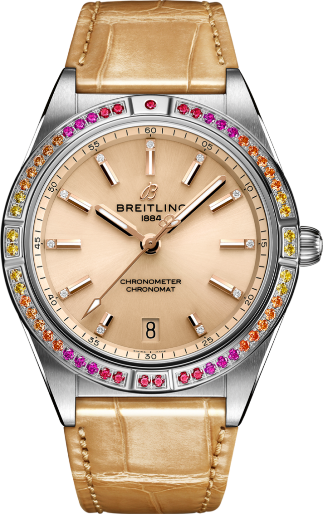 Наручные часы BREITLING, нерж. сталь, бриллиант