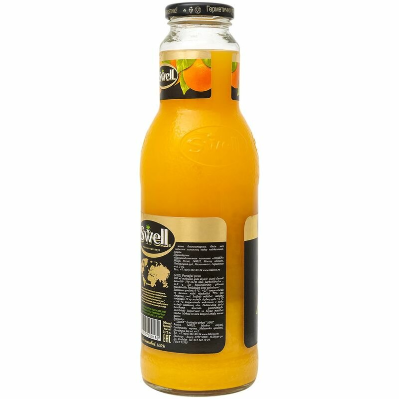 Сок Swell Апельсин, без сахара, 0.75 л - фотография № 5