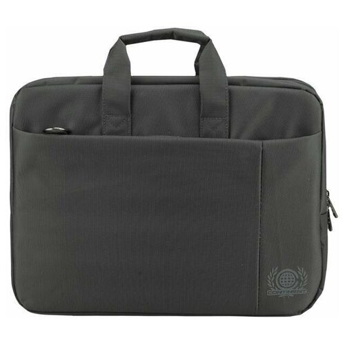 Сумка деловая, отдел на молнии, наружный карман, серый