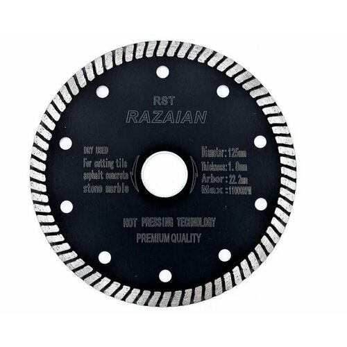 Диск алмазный Razaian для бетона и мрамора 180x 2,2 x 22 сухой рез RST-357