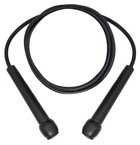 AdiJRW05 Скакалка Jump Rope Plastic Handle черная - Adidas