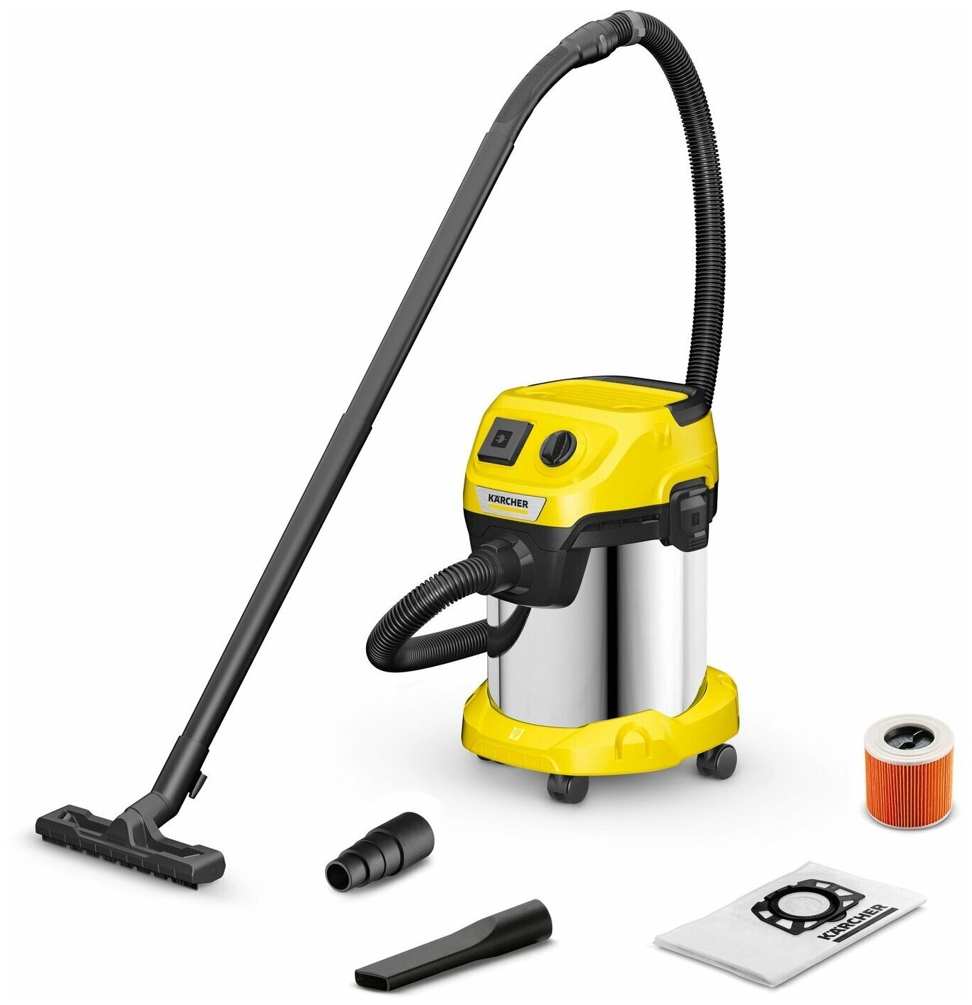 Хозяйственный пылесос Karcher WD 3 P S V-17/4/20 (1.628-190.0) - фотография № 1