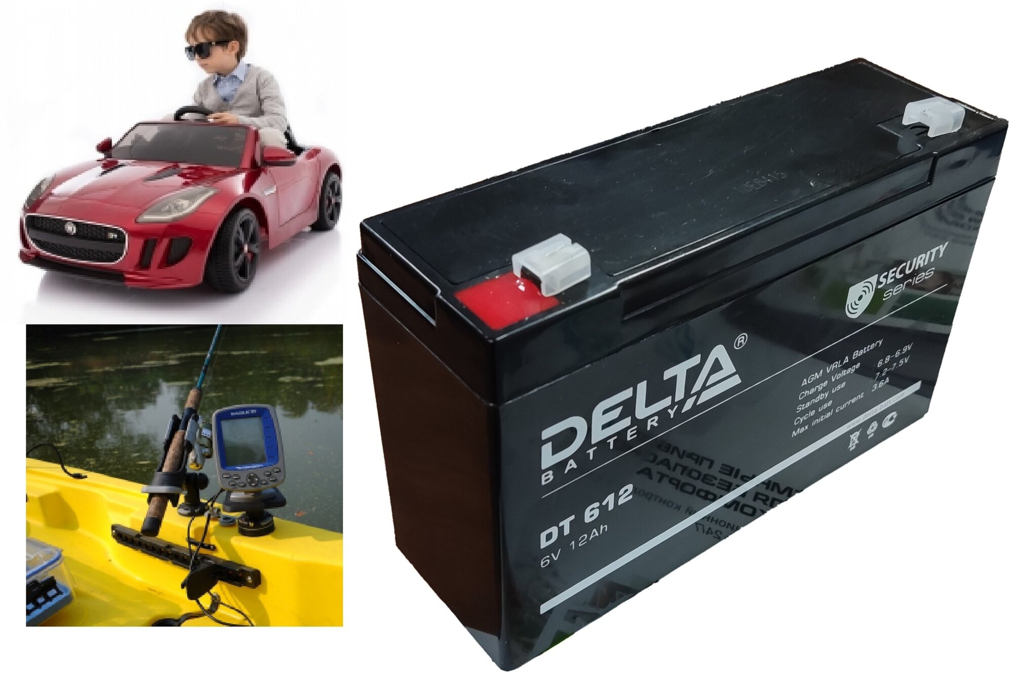 Аккумуляторная батарея DELTA Battery DT 612 6В 12 А·ч - фото №16