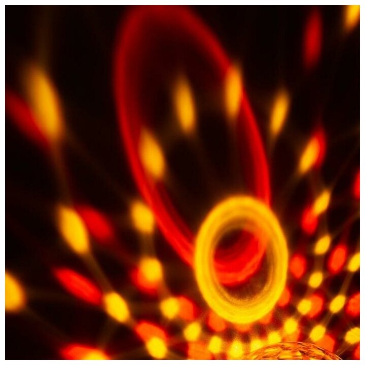 Световой прибор «Сфера» 12 см, динамик, пульт ДУ, свечение RGB, 5 В - фотография № 7