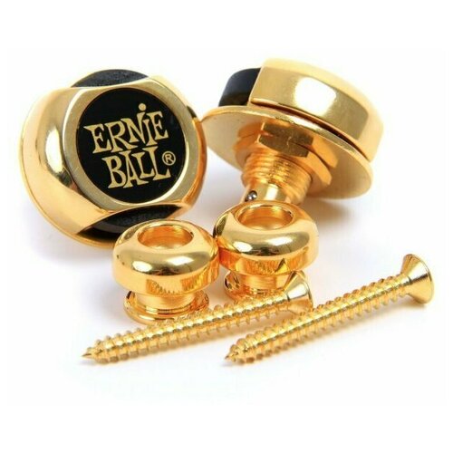 Комплект стреплоков (пара) ERNIE BALL P04602 SUPER LOCK золото