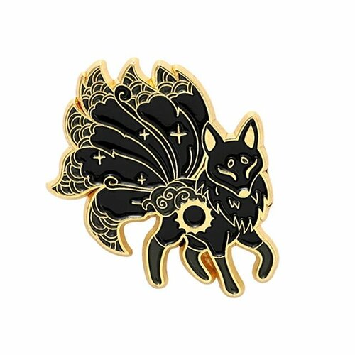 Значок TRENDY BAGS, эмаль, черный