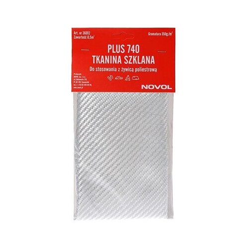 Стеклоткань Novol PLUS 740 350гр 05кв м 499₽
