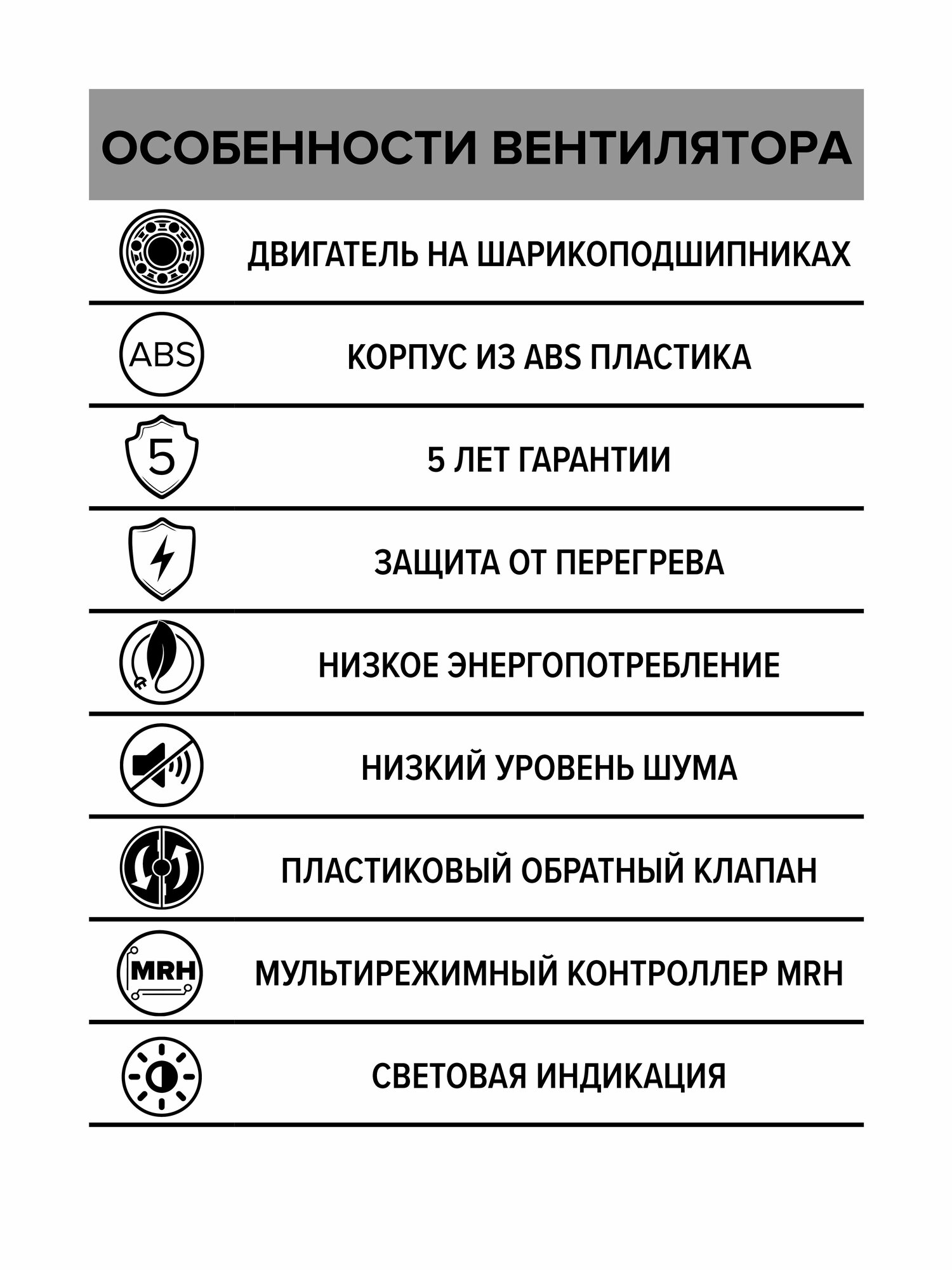 Вентилятор вытяжной DiCiTi SLIM 4C MRH, white 7.8 Вт
