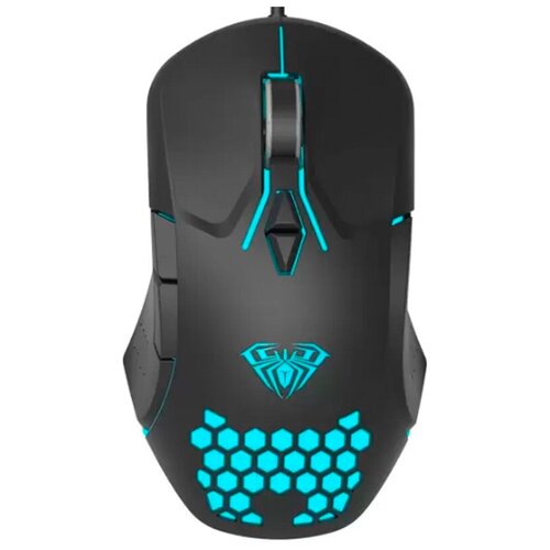 Мышь проводная AULA F809 подсветка цвет чёрный 83300₽