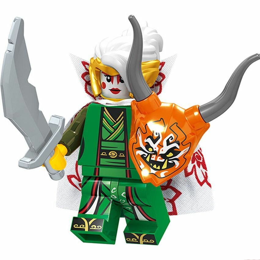 Фигурка Ninjago Ниндзяго, Харуми (Молчаливая) с маской обмана, конструктор для мальчиков