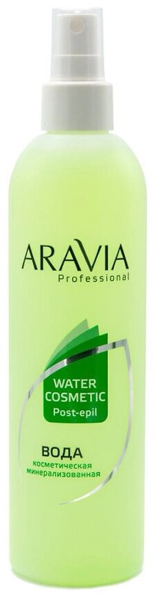 ARAVIA Professional, Вода косметическая минерализованная с мятой и витаминами, 300 мл