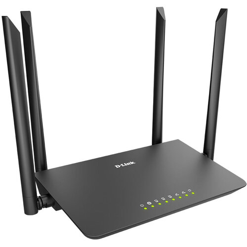 Роутер беспроводной D-Link DIR-820/RU/A1A AC1200 10/100BASE-TX черный wi fi роутер d link dir 825 ru r1 черный