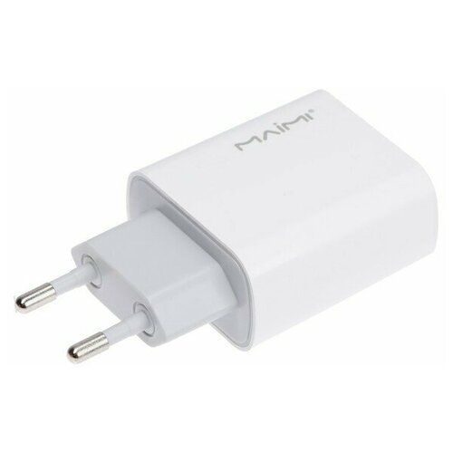 СЗУ с Type С 3.0A кабель для зарядки смарт часов maimi c98 usb c белый