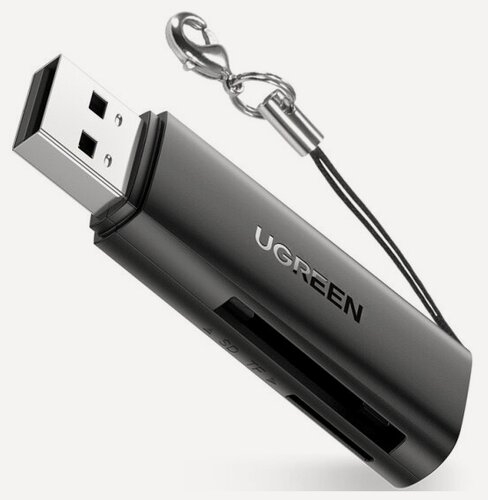 Изображение товара Картридер Ugreen USB-A 3.0 для карт памяти TF / SD (60722)