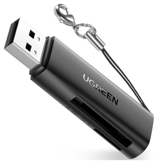 Картридер Ugreen USB-A 3.0 для карт памяти TF / SD (60722)