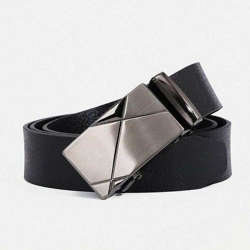 фото Ремень сима-ленд, размер 120, черный сима-лэнд