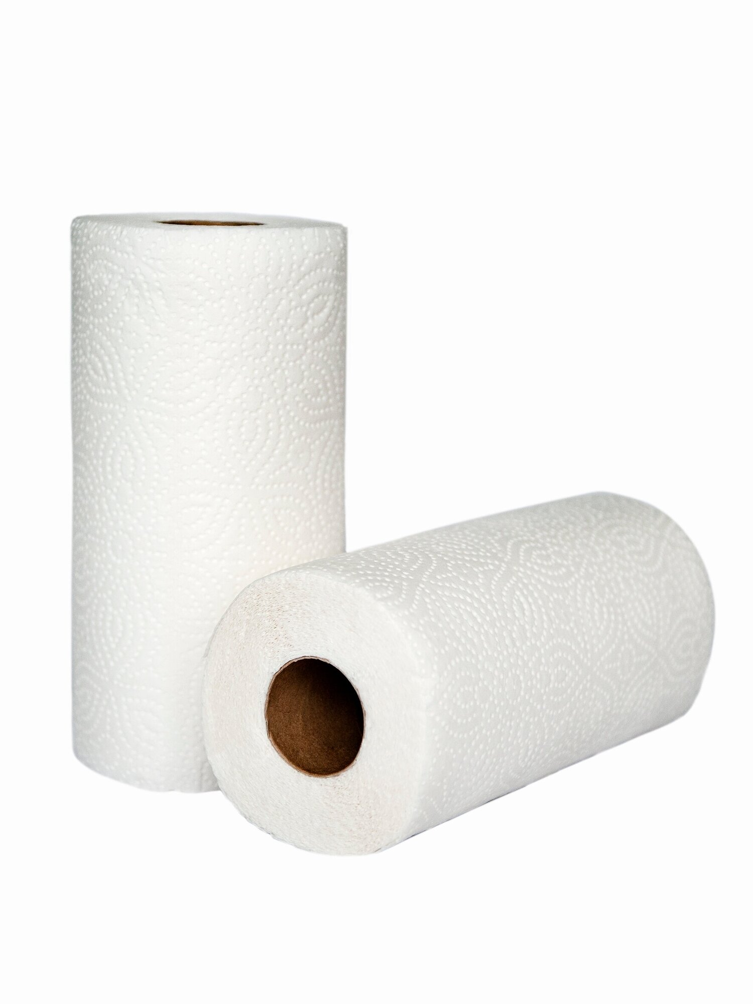 Бумажные полотенца Batist 3 слоя 2 рулона (12 метров), белые