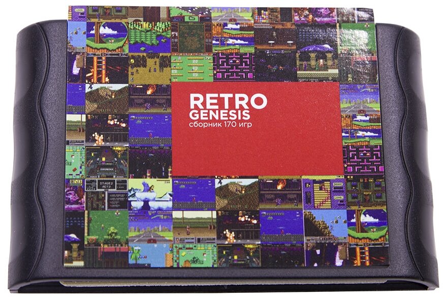 Игровая консоль RETRO GENESIS Modern 175 игр, два джойстика, Mini, черный - фото №12