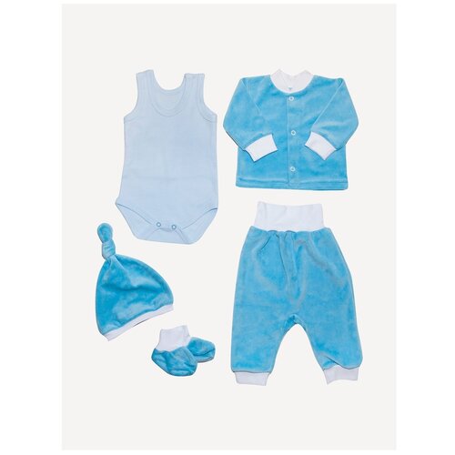 Комплект одежды Клякса, размер 20-56, голубой