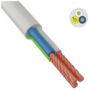 ККЗ <b>Провод</b> <b>ПВС</b> 3x2,5 черный, ГОСТ (бухта 100 м) <span>5 мм² 100 м. в бухте 100 м. <b>пвс</b> — <b>провод</b> в виниловой оболочке соединительный на номинальное напряжение до 450/750 в. область применения <b>пвс</b>: предназначен для присоединения электроприборов и электроинструмента по уходу за жилищем и его ремонту</span>